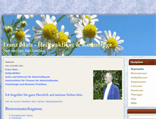 Tablet Screenshot of heilpraktiker-matz.de